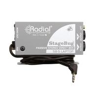 Radial SB-5 Stagebug  - Compact Stereo DI with fixed sidewinder Cable