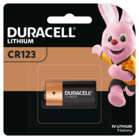 Duracell 3V CR123 Lithium Battery Single