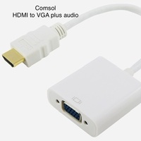HDMI Male to VGA Female + audio Adapter