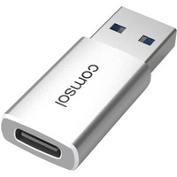 Comsol USB A Male to USB C Female Adapter