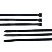 Cable Ties 4.8 x 200mm Black 100pk