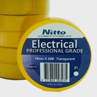 Nitto Professional Electrical Tape TRANSPARENT Single Roll