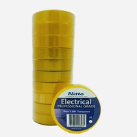 Nitto Professional Electrical Tape TRANSPARENT Pack of 10 