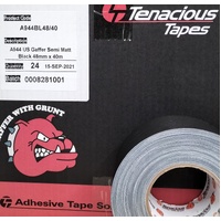 Tenacious A944 Heavy Duty Gaffer Tape SILVER 48mm x 40m - Box 24 Rolls