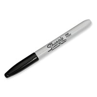 Sharpie Permanent Marker Fine Point Single BLACK