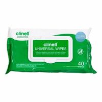 Universal Sanitiser Wipes - 40 Pack
