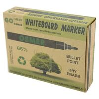 Osmer Whiteboard Marker Box of 12 GREEN