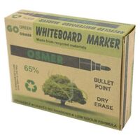 Osmer Whiteboard Marker Box of 12 GREEN