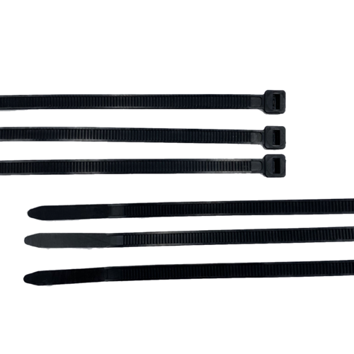 Cable Ties 4.8 x 200mm Black 1000 pk - TECHBOX